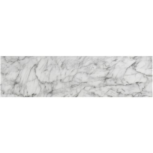 Nomad Marble Look / White Outdoor Bench